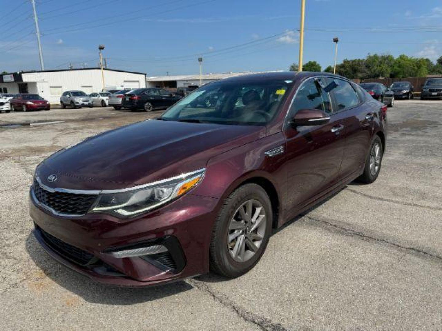 2020 PURPLE Kia Optima LX (5XXGT4L39LG) with an 2.4L L4 DOHC 16V engine, 6-Speed Automatic transmission, located at 2715 W Pioneer Pkwy, Arlington, TX, 76013, (817) 265-9009, 32.710262, -97.153236 - Photo#2