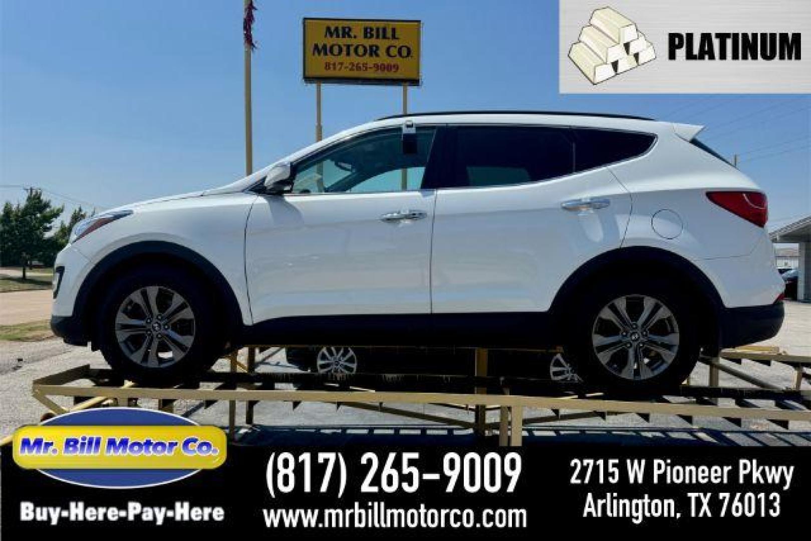 2015 WHITE Hyundai Santa Fe Sport 2.4 FWD (5XYZU3LB8FG) with an 2.4L L4 DOHC 16V engine, 6-Speed Automatic transmission, located at 2715 W Pioneer Pkwy, Arlington, TX, 76013, (817) 265-9009, 32.710262, -97.153236 - Photo#0