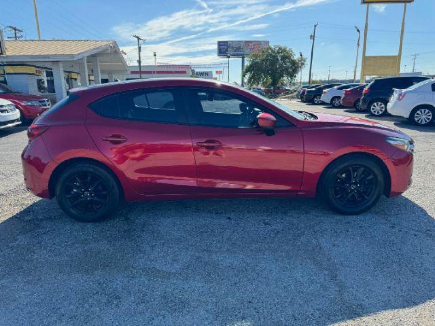 2017 RED Mazda MAZDA3 i Sport AT 5-Door (3MZBN1K75HM) with an 2.0L L4 DOHC 16V engine, 6-Speed Automatic transmission, located at 2715 W Pioneer Pkwy, Arlington, TX, 76013, (817) 265-9009, 32.710262, -97.153236 - Photo#6