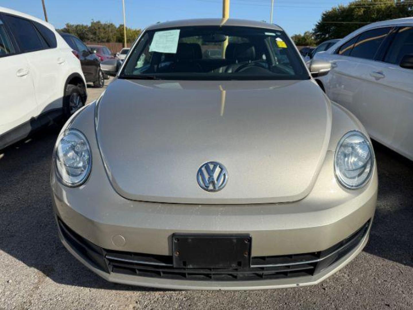 2012 TAN Volkswagen Beetle 2.5L (3VWJX7AT1CM) with an 2.5L L5 DOHC 20V engine, located at 2715 W Pioneer Pkwy, Arlington, TX, 76013, (817) 265-9009, 32.710262, -97.153236 - Photo#3