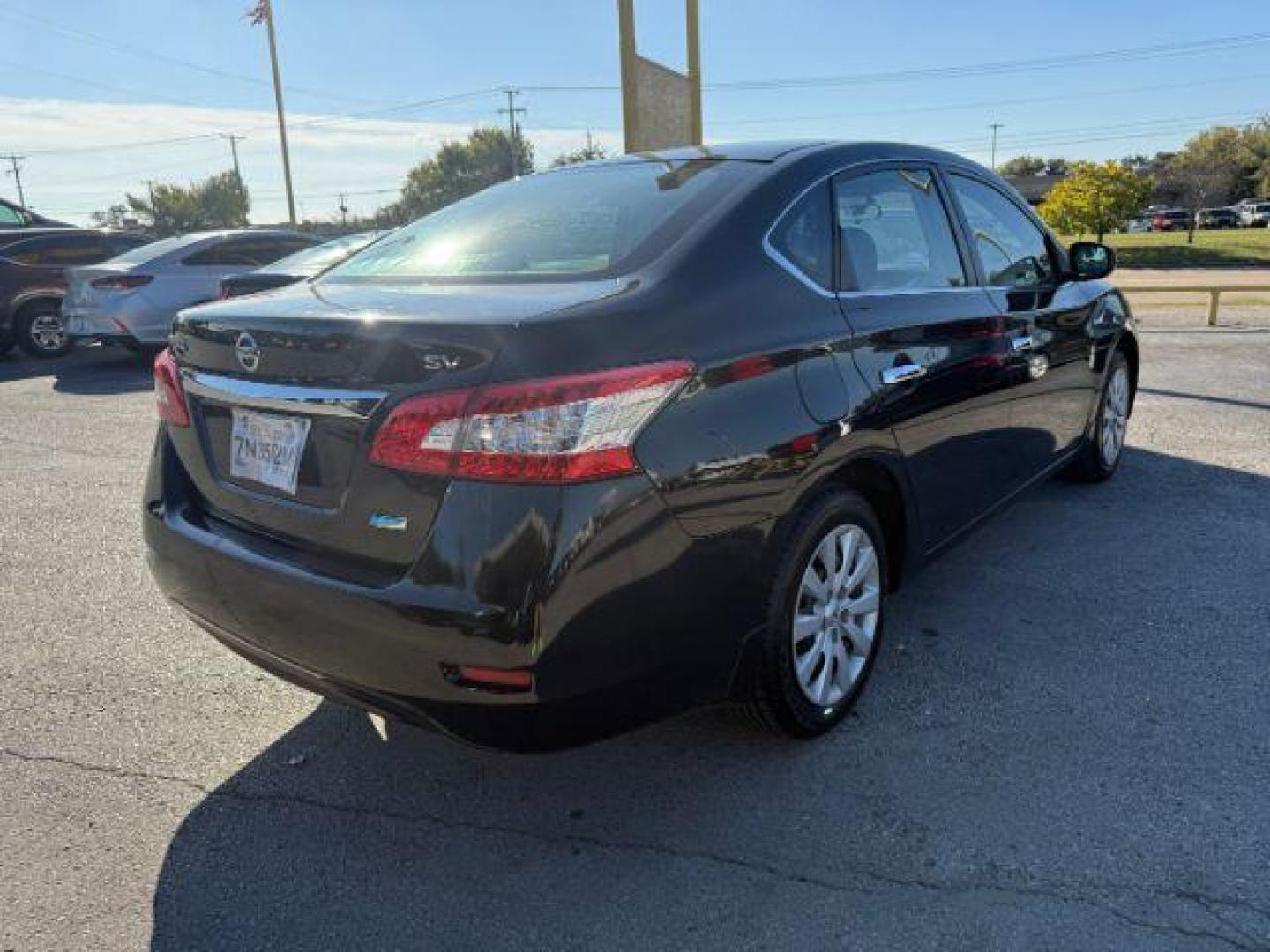 2013 BLACK Nissan Sentra SV (3N1AB7AP4DL) with an 1.8L L4 SFI DOHC 16V engine, Continuously Variable Transmission transmission, located at 2715 W Pioneer Pkwy, Arlington, TX, 76013, (817) 265-9009, 32.710262, -97.153236 - Photo#7