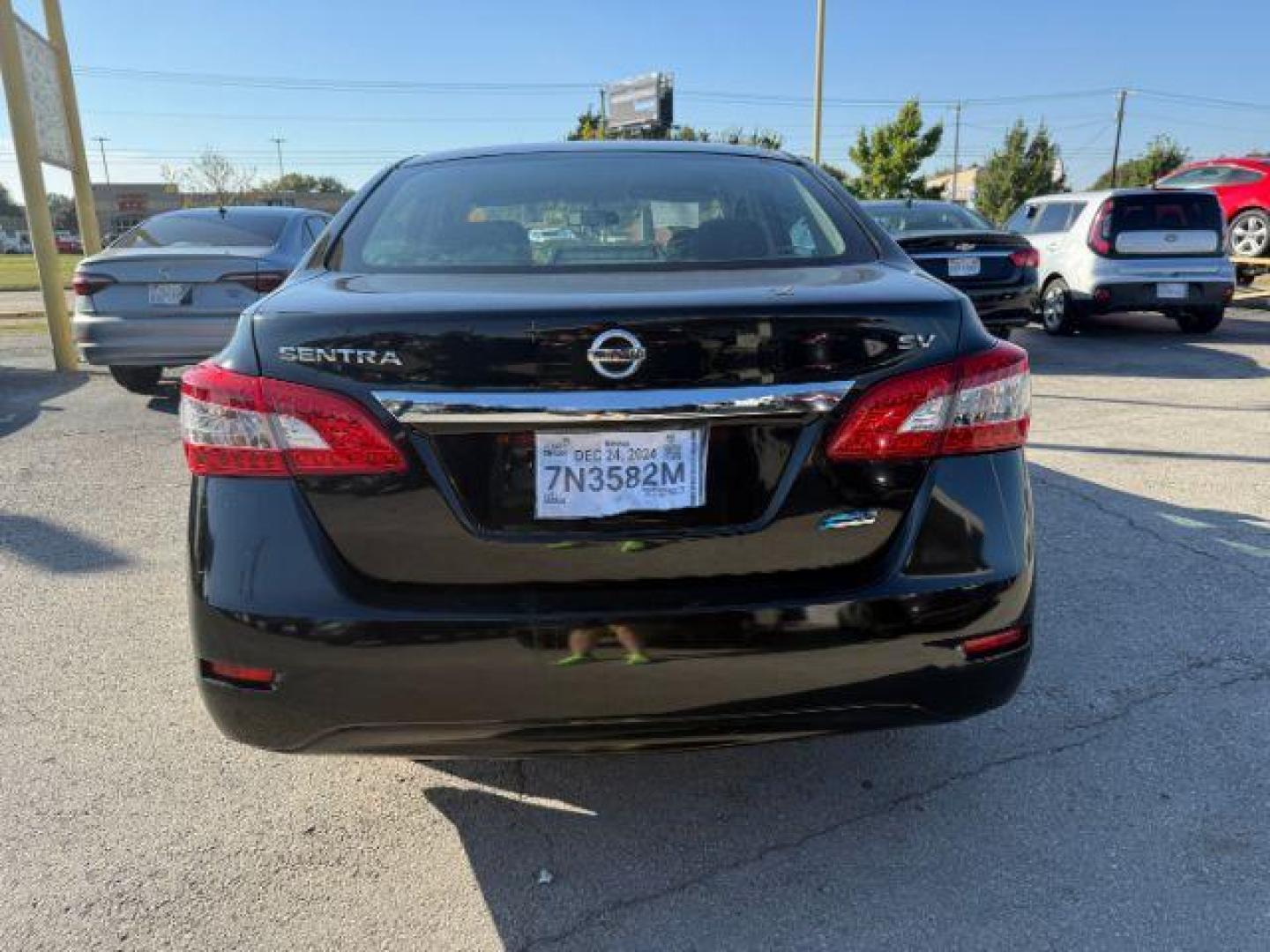 2013 BLACK Nissan Sentra SV (3N1AB7AP4DL) with an 1.8L L4 SFI DOHC 16V engine, Continuously Variable Transmission transmission, located at 2715 W Pioneer Pkwy, Arlington, TX, 76013, (817) 265-9009, 32.710262, -97.153236 - Photo#8