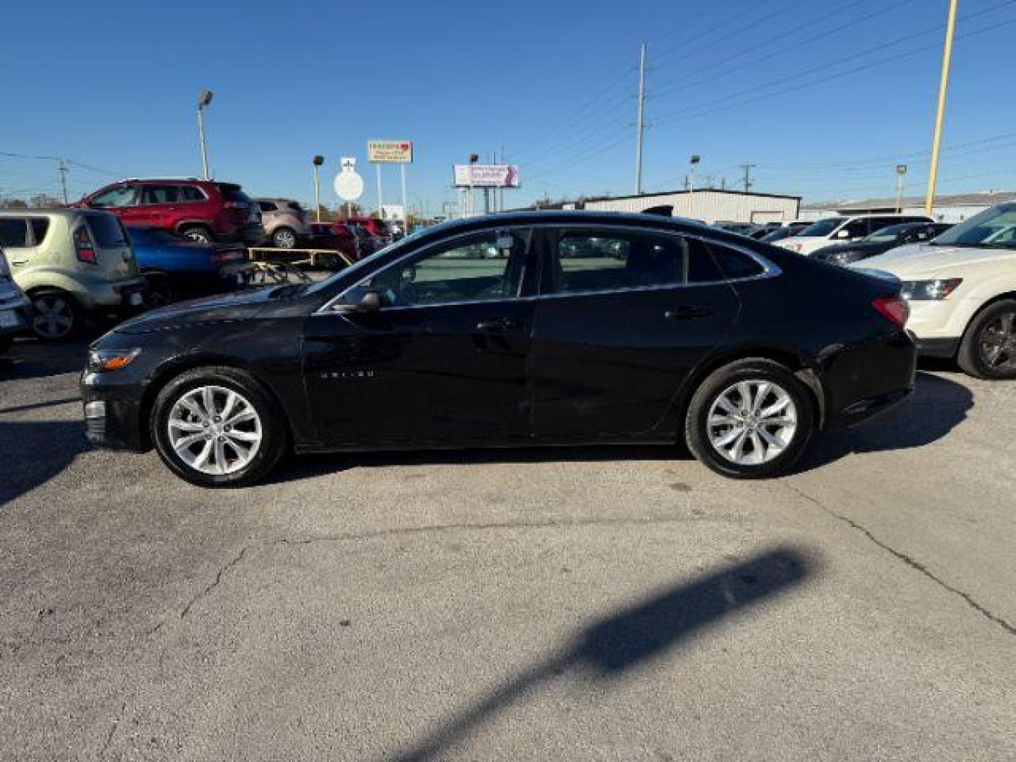 2019 BLACK Chevrolet Malibu LT (1G1ZD5ST3KF) with an 1.5L L4 DOHC 16V engine, 6-Speed Automatic transmission, located at 2715 W Pioneer Pkwy, Arlington, TX, 76013, (817) 265-9009, 32.710262, -97.153236 - Photo#2