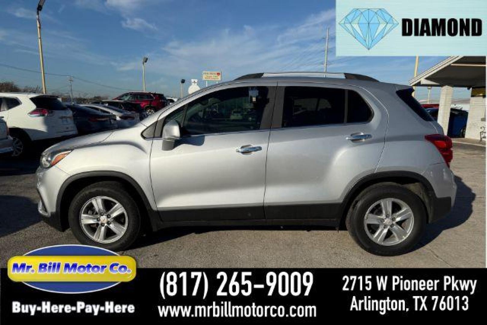 2018 SILVER Chevrolet Trax LT FWD (KL7CJLSB9JB) with an 1.4L L4 DOHC 16V engine, 6-Speed Automatic transmission, located at 2715 W Pioneer Pkwy, Arlington, TX, 76013, (817) 265-9009, 32.710262, -97.153236 - Photo#0