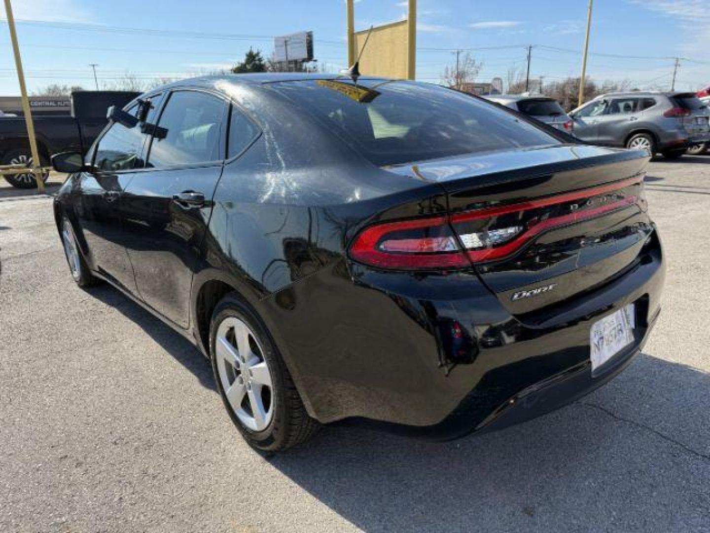 2015 BLACK Dodge Dart SXT (1C3CDFBB5FD) with an 2.4L L4 DOHC 16V engine, located at 2715 W Pioneer Pkwy, Arlington, TX, 76013, (817) 265-9009, 32.710262, -97.153236 - Photo#9