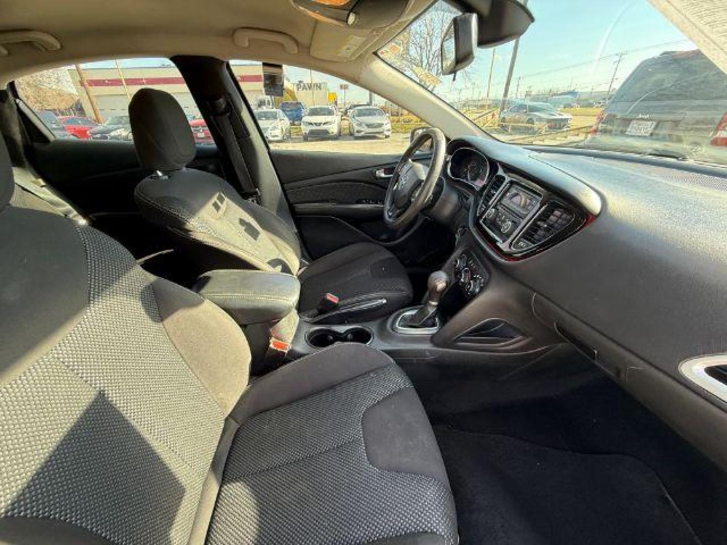 2015 BLACK Dodge Dart SXT (1C3CDFBB5FD) with an 2.4L L4 DOHC 16V engine, located at 2715 W Pioneer Pkwy, Arlington, TX, 76013, (817) 265-9009, 32.710262, -97.153236 - Photo#11