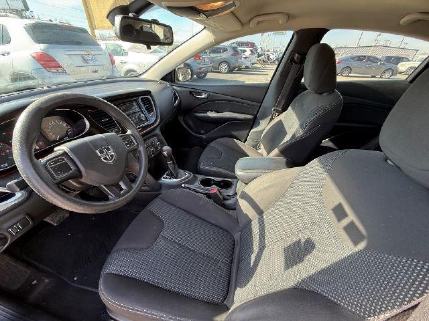 2015 BLACK Dodge Dart SXT (1C3CDFBB5FD) with an 2.4L L4 DOHC 16V engine, located at 2715 W Pioneer Pkwy, Arlington, TX, 76013, (817) 265-9009, 32.710262, -97.153236 - Photo#14