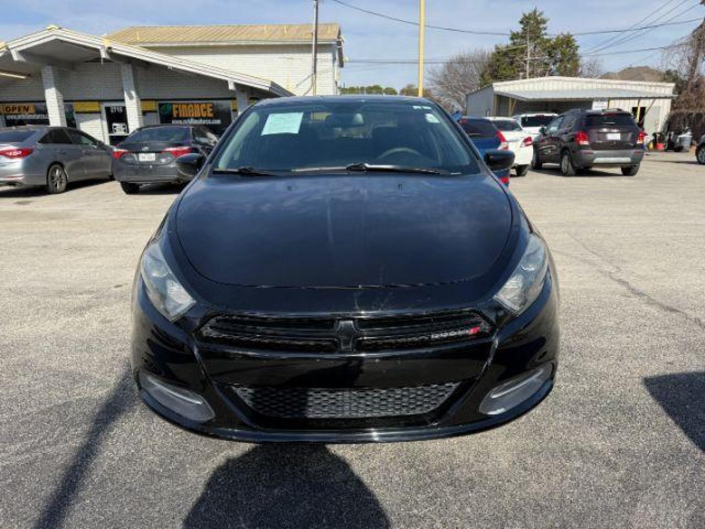 2015 BLACK Dodge Dart SXT (1C3CDFBB5FD) with an 2.4L L4 DOHC 16V engine, located at 2715 W Pioneer Pkwy, Arlington, TX, 76013, (817) 265-9009, 32.710262, -97.153236 - Photo#4