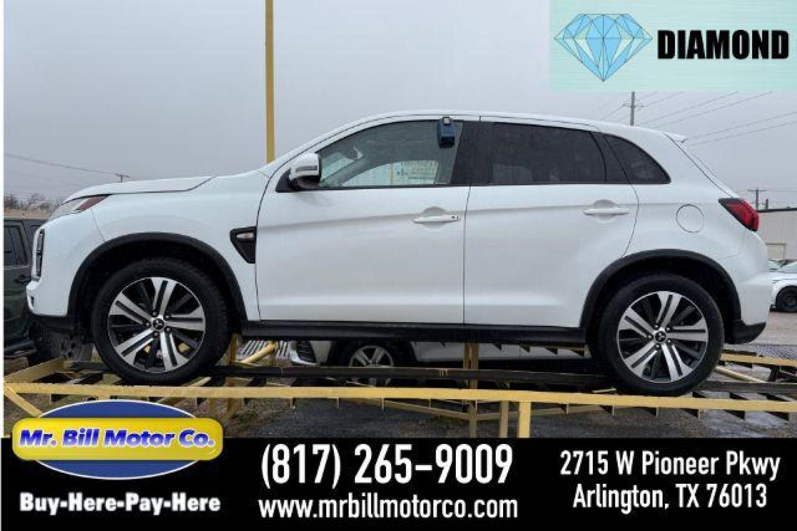 2021 WHITE Mitsubishi Outlander Sport 2.0 SE CVT (JA4APVAU0MU) with an 2.0L L4 DOHC 16V engine, Continuously Variable Transmission transmission, located at 2715 W Pioneer Pkwy, Arlington, TX, 76013, (817) 265-9009, 32.710262, -97.153236 - Photo#0