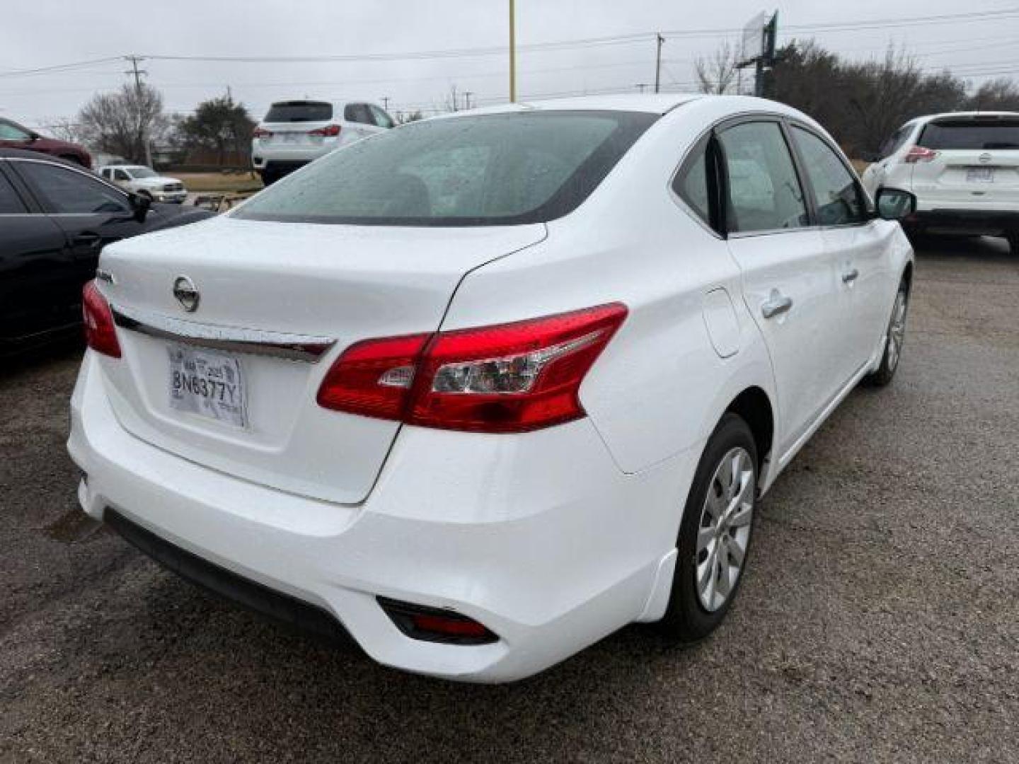 2019 WHITE Nissan Sentra S CVT (3N1AB7AP5KY) with an 1.8L L4 SFI DOHC 16V engine, Continuously Variable Transmission transmission, located at 2715 W Pioneer Pkwy, Arlington, TX, 76013, (817) 265-9009, 32.710262, -97.153236 - Photo#7