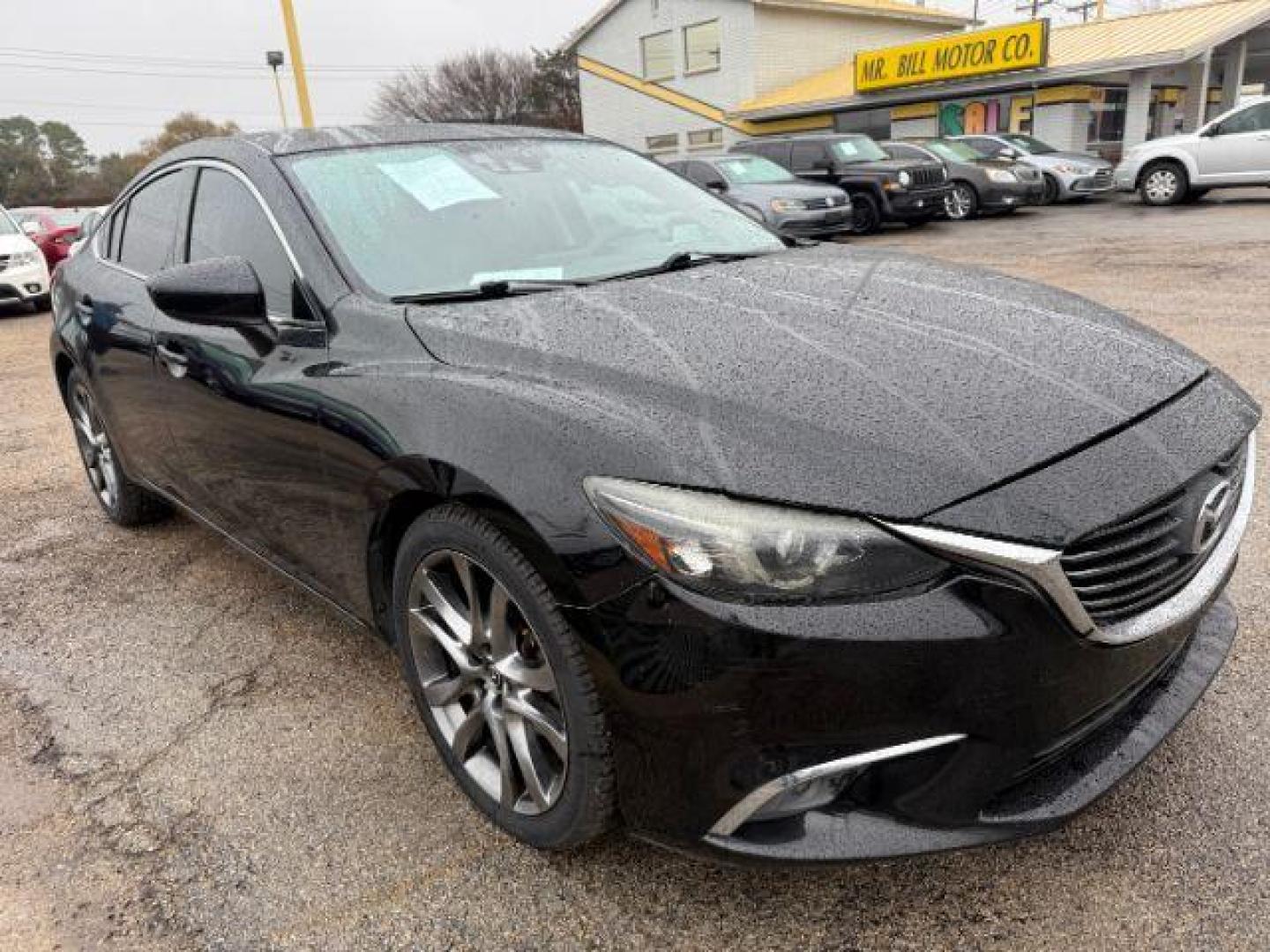 2016 BLACK Mazda Mazda6 i Grand Touring (JM1GJ1W52G1) with an 2.5L L4 DOHC 16V engine, 6-Speed Automatic transmission, located at 2715 W Pioneer Pkwy, Arlington, TX, 76013, (817) 265-9009, 32.710262, -97.153236 - Photo#5