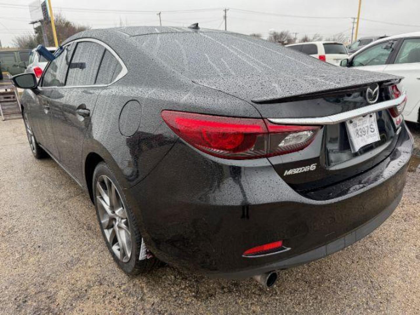 2016 BLACK Mazda Mazda6 i Grand Touring (JM1GJ1W52G1) with an 2.5L L4 DOHC 16V engine, 6-Speed Automatic transmission, located at 2715 W Pioneer Pkwy, Arlington, TX, 76013, (817) 265-9009, 32.710262, -97.153236 - Photo#8