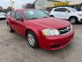 2014 RED Dodge Avenger SE (1C3CDZAB1EN) with an 2.4L L4 DOHC 16V engine, 4-Speed Automatic transmission, located at 2715 W Pioneer Pkwy, Arlington, TX, 76013, (817) 265-9009, 32.710262, -97.153236 - Photo#5