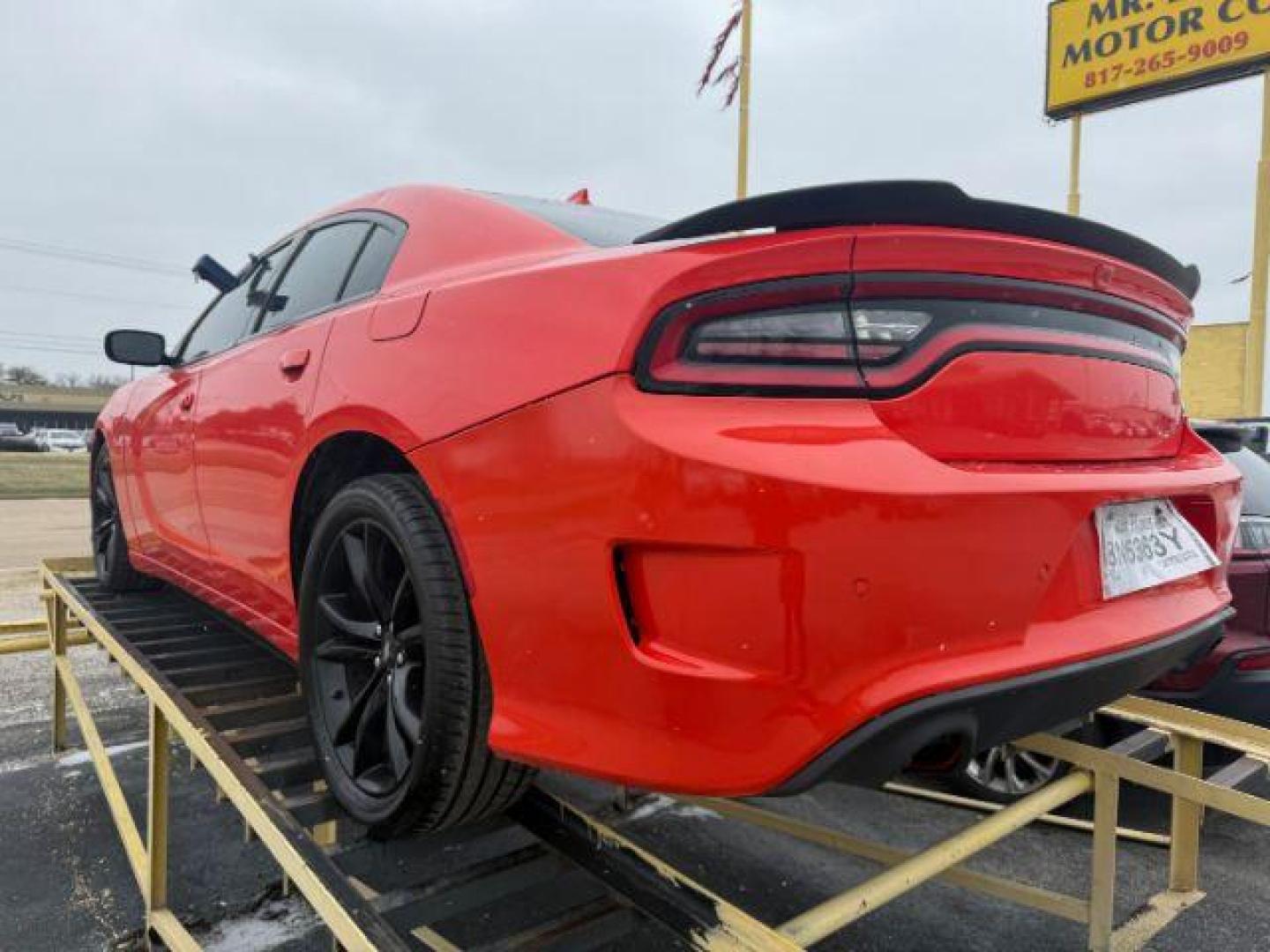 2018 ORANGE Dodge Charger SXT Plus (2C3CDXHG3JH) with an 3.6L V6 DOHC 24V engine, 8-Speed Automatic transmission, located at 2715 W Pioneer Pkwy, Arlington, TX, 76013, (817) 265-9009, 32.710262, -97.153236 - Photo#7